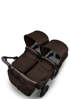 Zwillingswagen-Set 'Donkey 6 Twin' Cocoa Brown